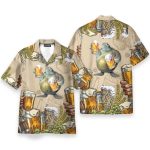 Turtle And Beer Hawaiian Shirt