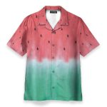 Watermelon Funny Button'S Up Shirts Hawaiian Shirt & Beach Shorts