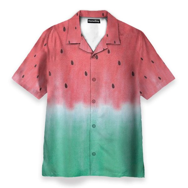 Watermelon Funny Button'S Up Shirts Hawaiian Shirt & Beach Shorts
