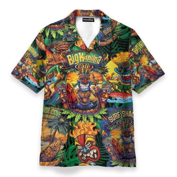 Big Kahuna Aloha Summer Tiki Crew Hawaiian Shirt