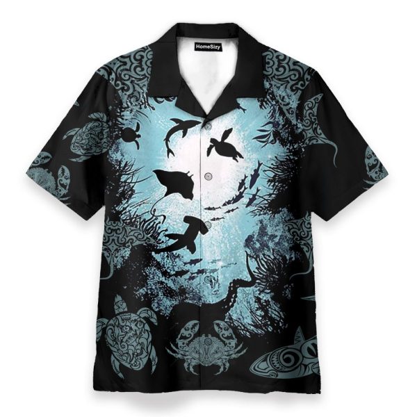 Deep Ocean World Hawaiian Shirt & Beach Shorts