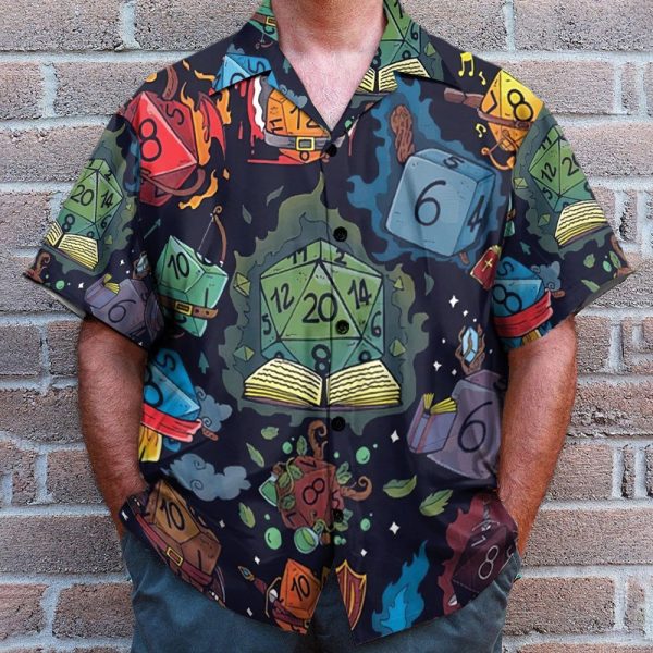 Dungeons & Dragons Game Amazing Dice Hawaiian Shirt