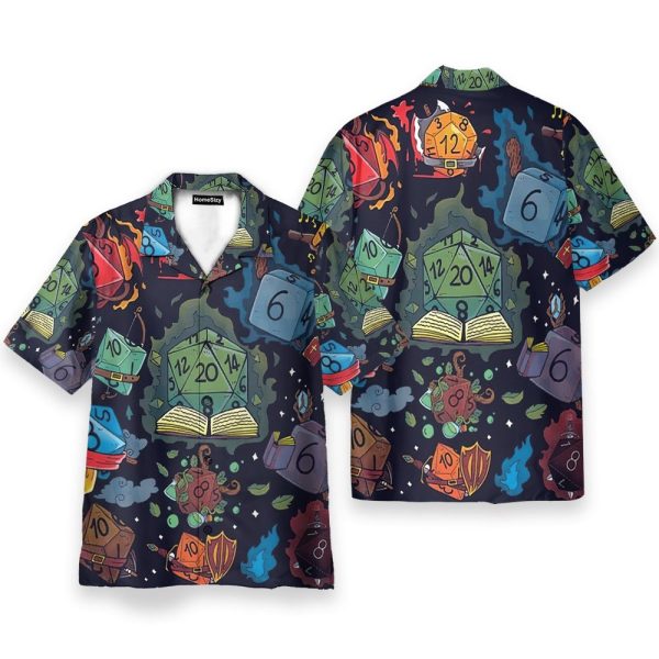 Dungeons & Dragons Game Amazing Dice Hawaiian Shirt