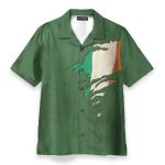 Irish St Patrick'S Day Men'S Button'S Up Shirts Hawaiian Shirt & Beach Shorts