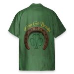 Irish St Patrick'S Day Men'S Button'S Up Shirts Hawaiian Shirt & Beach Shorts