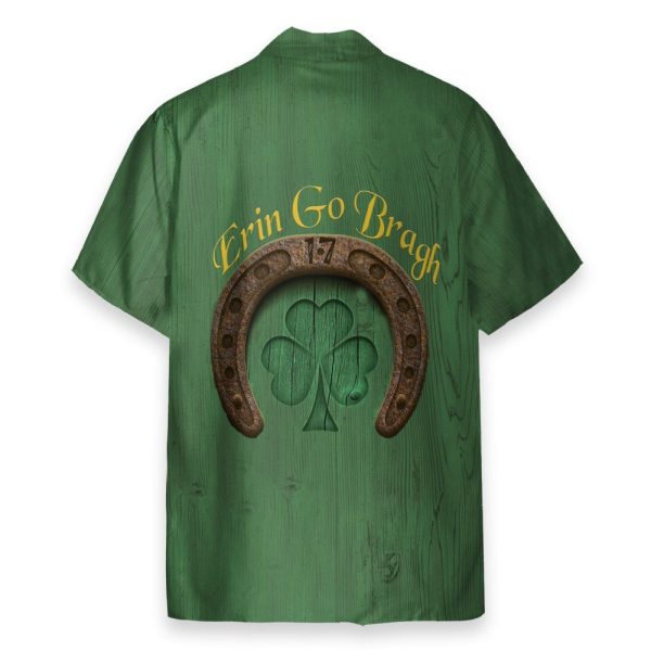 Irish St Patrick'S Day Men'S Button'S Up Shirts Hawaiian Shirt & Beach Shorts