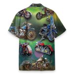 Motorcycle Vintage Men'S Button'S Up Shirts Hawaiian Shirt