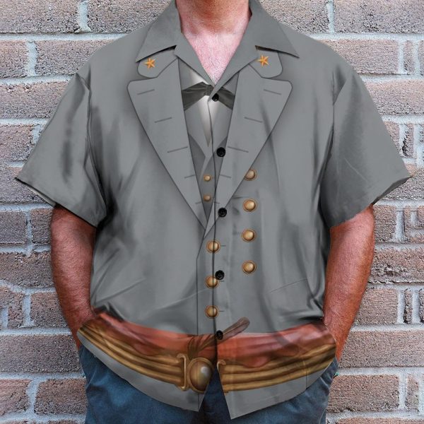 Robert E.Lee Cosplay Costume Hawaiian Shirt
