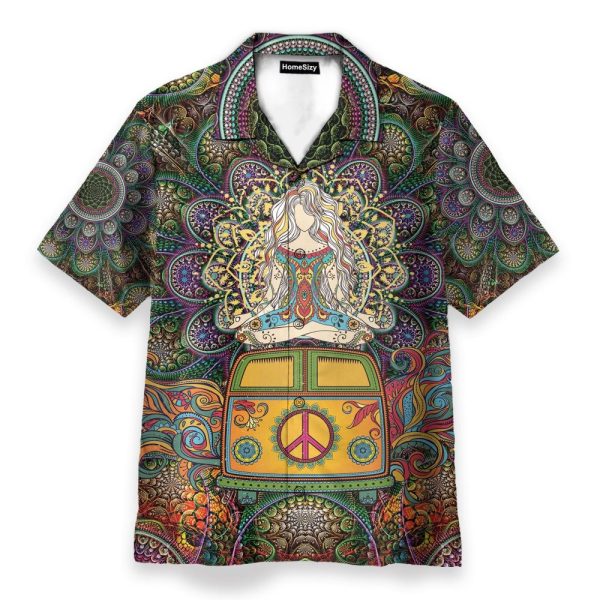World Of Hippie And Yoga Hawaiian Shirt