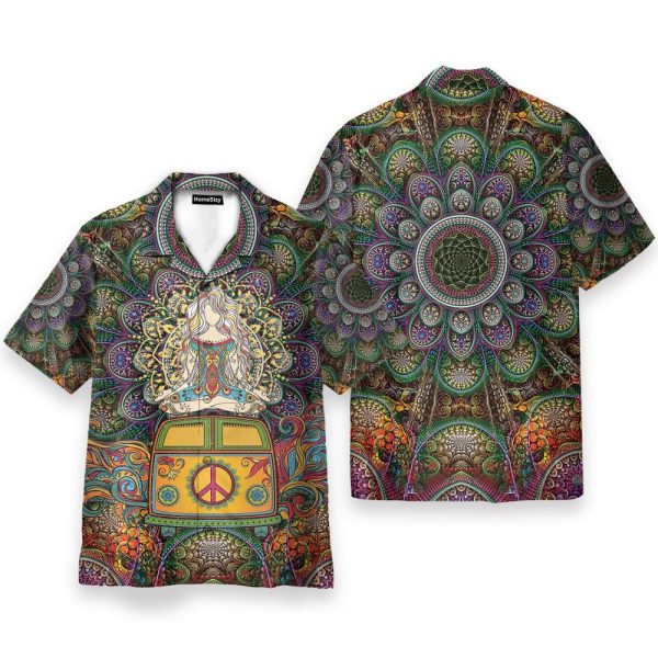 World Of Hippie And Yoga Hawaiian Shirt