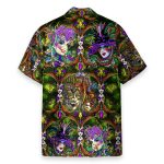 Happy Mardi Gras Men'S Button'S Up Shirts Hawaiian Shirt