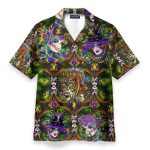 Happy Mardi Gras Men'S Button'S Up Shirts Hawaiian Shirt