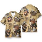 Drinking Beer Viking Funny Button'S Up Shirts Hawaiian Shirt