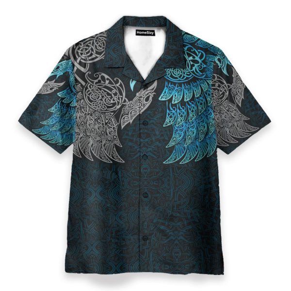 Ravens Men'S Button'S Up Shirts Hawaiian Shirt