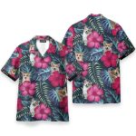 Don'T Mess With Corgi Tropical Flowers Pattern Hawaiian Shirt