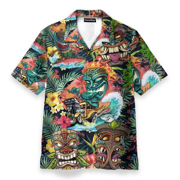 Aloha Summer Tiki Awesome Hawaiian Shirt