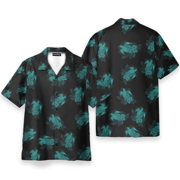 Turtle Summer Men'S Button'S Up Shirts Hawaiian Shirt & Beach Shorts