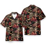 Casino Skull Colorful Hawaiian Shirts