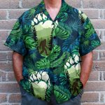 Fantastic Bigfoot Camping Hawaiian Shirt & Beach Shorts