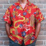Fear And Loathing In Las Vegas Movie Dr Gonzo Cosplay Costume Hawaiian Shirt & Beach Shorts