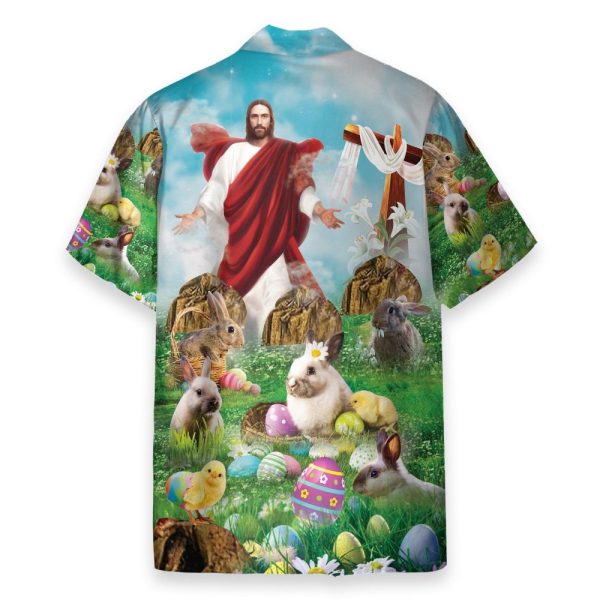Happy Easter Jesus Is Risen Hawaiian Shirt