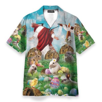 Happy Easter Jesus Is Risen Hawaiian Shirt