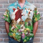 Happy Easter Jesus Is Risen Hawaiian Shirt