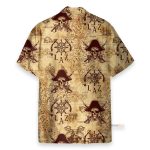 Vintage Pirate Skulls Hawaiian Shirt