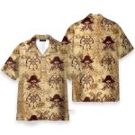 Vintage Pirate Skulls Hawaiian Shirt