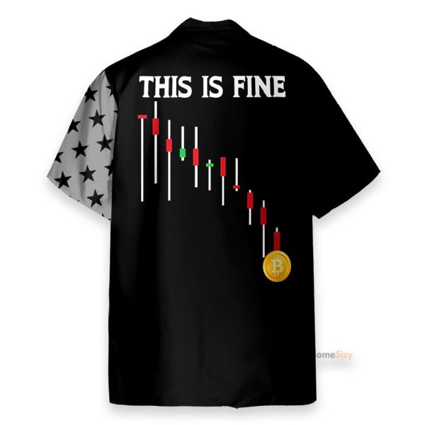 Bitcoin Just Hold It Men'S Button'S Up Shirts Hawaiian Shirt & Beach Shorts