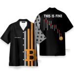 Bitcoin Just Hold It Men'S Button'S Up Shirts Hawaiian Shirt & Beach Shorts