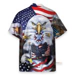 Eagles Patriotism American Sky 4Th July Idependence Day Hawaiian Shirt