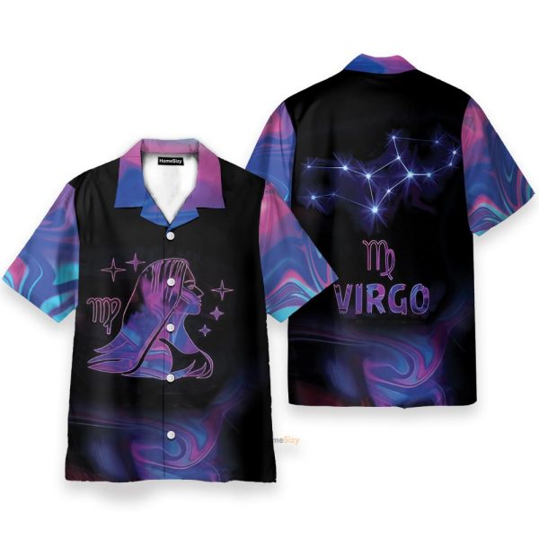 Amazing Virgo Horoscope Funny Button'S Up Shirts Hawaiian Shirt