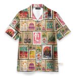 Stamps Cities World Vintage Travel Hawaiian Shirt