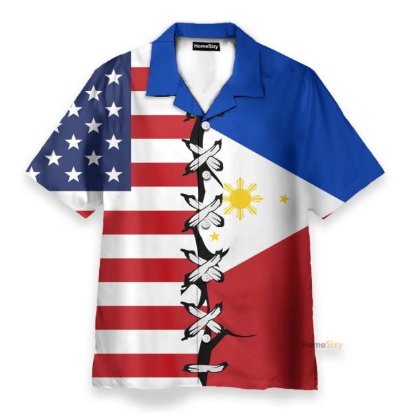 Philippines Root Flag Hawaiian Shirt