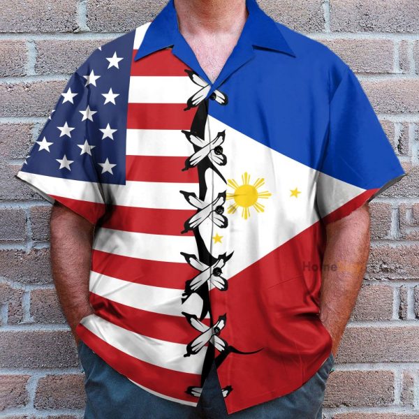 Philippines Root Flag Hawaiian Shirt