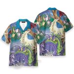 Dragon Unicorn Love Funny Button'S Up Shirts Hawaiian Shirt