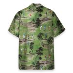 Playing Golf, Coconut Tree Golf Club Hawaiian Shirt