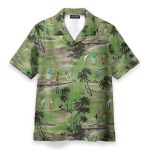 Playing Golf, Coconut Tree Golf Club Hawaiian Shirt
