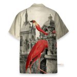 Flamingo Vintage British Style Hawaiian Shirt