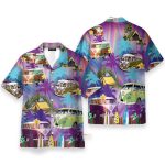 Amazing Summer Camping Campervan Hippie Hawaiian Shirt