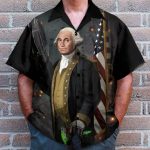 Funny Badassery George Washington Famous Charactor Hawaiian Shirt