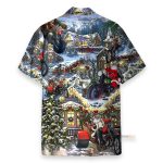 Amazing Santa Biker Funny Button'S Up Shirts Hawaiian Shirt