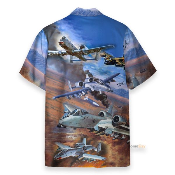 United States Air Force Fairchild Republic Hawaiian Shirt