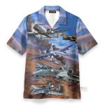 United States Air Force Fairchild Republic Hawaiian Shirt