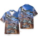 United States Air Force Fairchild Republic Hawaiian Shirt