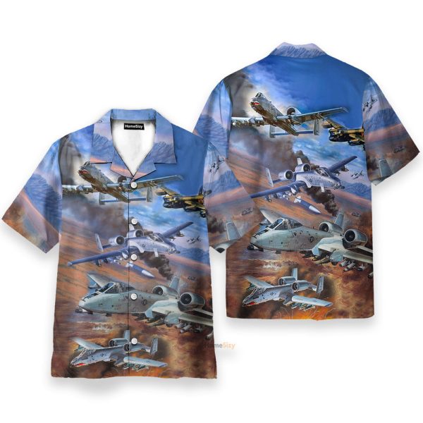 United States Air Force Fairchild Republic Hawaiian Shirt