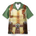 Michelangelo Tmnt Mike Mikey Cosplay Costume Hawaiian Shirt & Beach Shorts