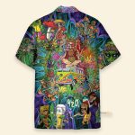Amazing Hippie Weed And Mushroom Hawaiian Shirt
