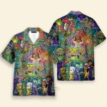 Amazing Hippie Weed And Mushroom Hawaiian Shirt